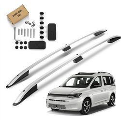 Roof rails for Volkswagen VW Caddy SB SK H1 L1 SWB 2020- SKYPORT Aluminum