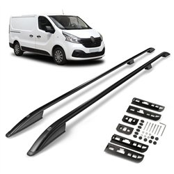 Roof rails for Renault Trafic III FG/JG H1 L1 SWB 2014- SKYPORT Aluminum P
