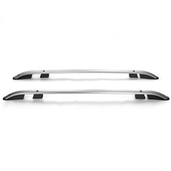 Roof rails for Jeep Renegade I BU 2014- SKYPORT Silver Aluminum Plastic