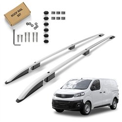 Roof rails for Fiat Scudo III 507 H1 L3 Maxi 2022- SKYPORT Aluminum Plasti