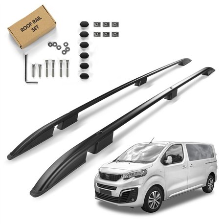 Relingi dachowe Peugeot Traveller I V H1 L3 2017- Aluminium plas