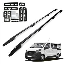 Relingi dachowe Opel Vivaro B X82 H1 L1 SWB 2014-2019 Aluminium plastik