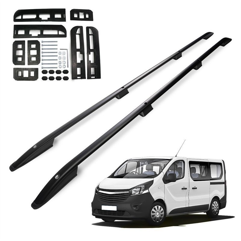 Relingi dachowe Opel Vivaro B X82 H1 L1 SWB 2014-2019 Aluminium plastik