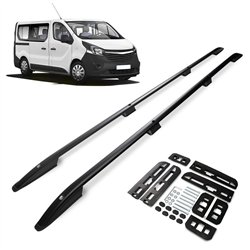 Relingi dachowe Opel Vivaro B X82 H1 L1 SWB 2014-2019 Aluminium plastik