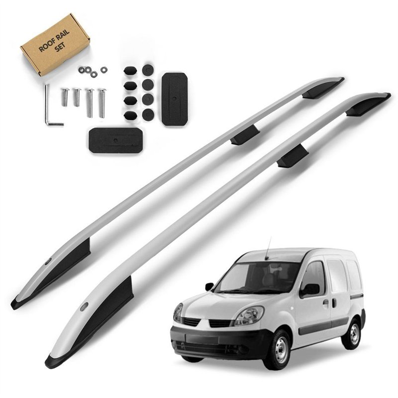 Roof rails for Renault Kangoo I FC/KC H1 L1 Standard 1998-2009 SKYPORT Alu