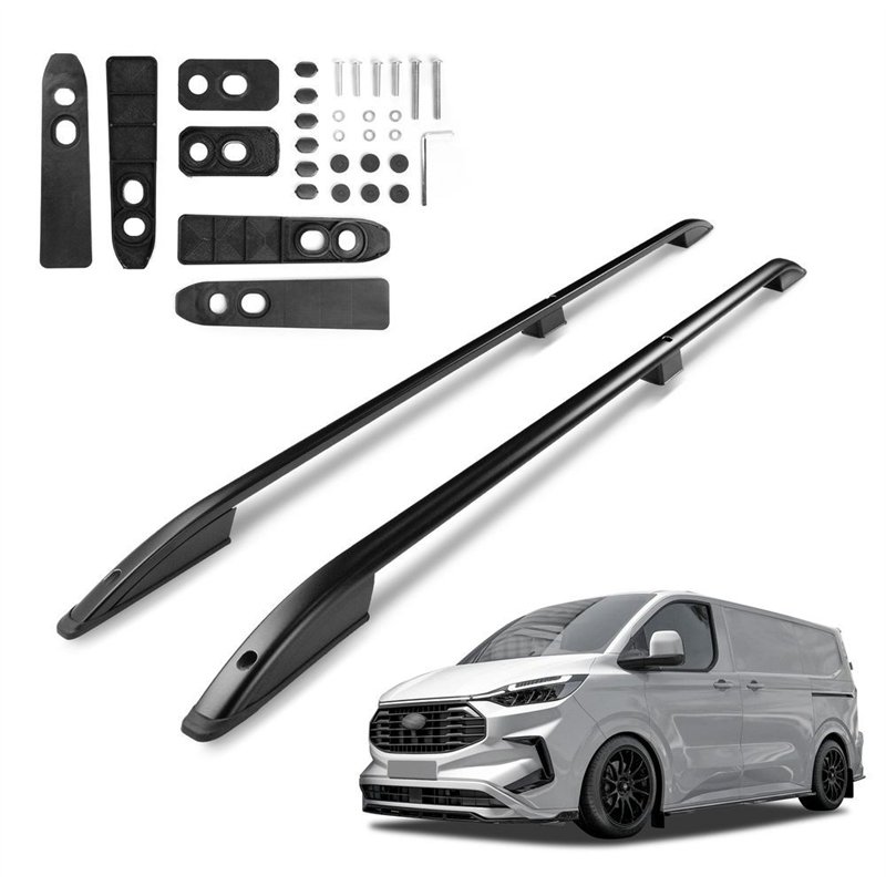 Roof rails for Ford Transit Custom II V710 H1 L2 LWB 2023- SKYPORT Aluminu