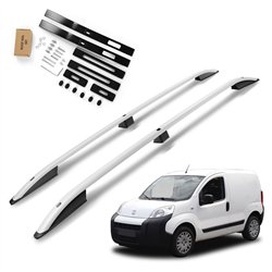 Roof rails for Peugeot Bipper I A 225L 2007-2015 SKYPORT Aluminum Plastic