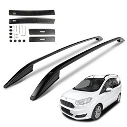 Roof rails for Ford Tourneo Courier I B460 2014-2023 SKYPORT Aluminum Plas