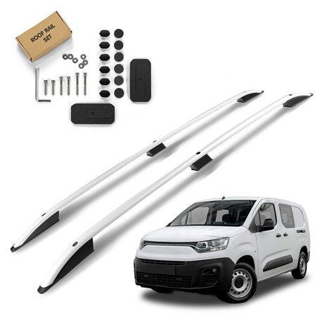Roof rails for Fiat Doblo III 510/511 H1 L1 Standard 2022- SKYPORT Aluminu