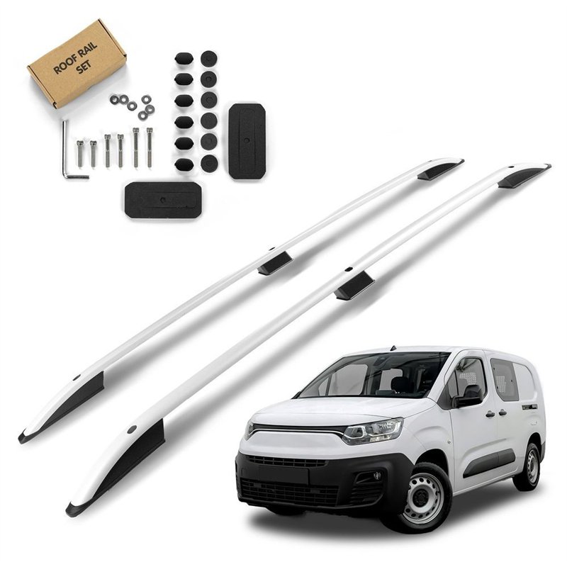 Relingi dachowe Fiat Doblo III 510/511 H1 L1 Standard 2022- Alum