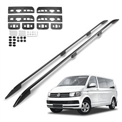 Roof rails for Volkswagen VW Caravelle T6 H1 L2 LWB 2015-2019 SKYPORT Alum