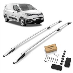 Relingi dachowe Toyota Proace City I E/K9 H1 L2 2020- Aluminium