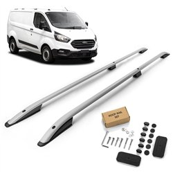 Roof rails for Ford Transit Custom I V362 H1 L1 SWB 2012-2023 SKYPORT Alum