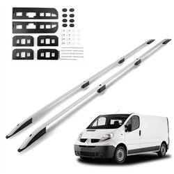 Roof rails for Renault Trafic II FL/JL H1 L2 LWB 2001-2014 SKYPORT Aluminu