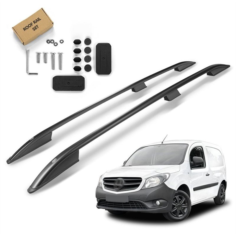 Roof rails for Mercedes Citan W415 H1 L2 A2 2012-2021 SKYPORT Aluminum Pla