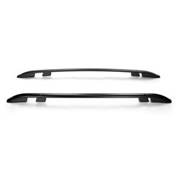 Roof rails for Jeep Renegade I (BU) 2014- | SKYPORT Black Aluminum Plastic
