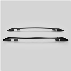 Roof rails for Jeep Renegade I (BU) 2014- | SKYPORT Black Aluminum Plastic