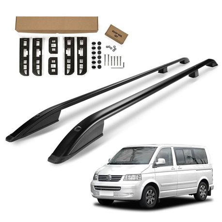 Roof rails for Volkswagen VW Caravelle T5 H1 L1 SWB 2003-2015 SKYPORT Alum