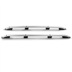 Roof rails for Opel Vivaro A X83 H1 L1 SWB 2001-2014 SKYPORT Aluminum Plas