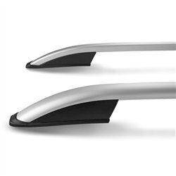 Roof rails for Opel Vivaro A X83 H1 L1 SWB 2001-2014 SKYPORT Aluminum Plas