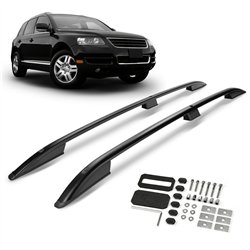 Roof rails for Volkswagen VW Touareg I 7L 2002-2010 SKYPORT Aluminum Plast