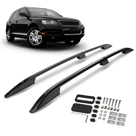 Roof rails for Volkswagen VW Touareg I 7L 2002-2010 SKYPORT Aluminum Plast