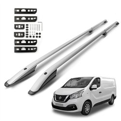 Roof rails for Nissan NV300 I J4 H1 L2 LWB 2016-2021 SKYPORT Aluminum Plas