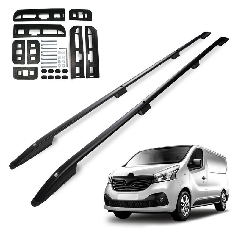 Relingi dachowe Renault Trafic III FG/JG H1 L1 SWB 2014- Aluminium plast