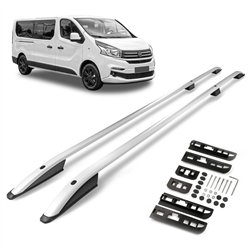 Roof rails for Fiat Talento II 296 H1 L1 SWB 2016-2021 SKYPORT Aluminum Pl