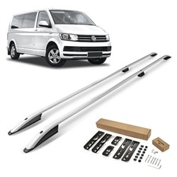 Roof rails for Volkswagen VW Caravelle T6 H1 L2 LWB 2015-2019 SKYPORT Alum