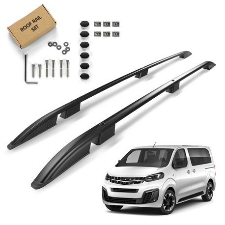 Roof rails for Opel Zafira Life I K0 V H1 L2 M 2019- SKYPORT Aluminum Plas