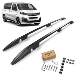 Roof rails for Opel Zafira Life I K0 V H1 L2 M 2019- SKYPORT Aluminum Plas