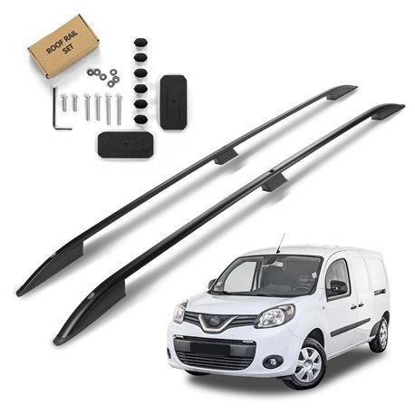 Roof rails for Nissan NV250 I W H1 L2 2019-2022 SKYPORT Aluminum Plastic