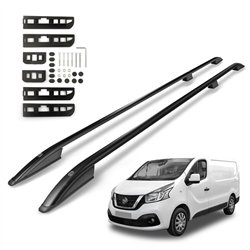 Roof rails for Nissan NV300 I J4 H1 L1 SWB 2016-2021 SKYPORT Aluminum Plas