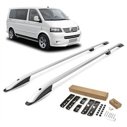 Relingi dachowe Volkswagen VW Multivan T5 H1 L1 SWB 2003-2015 Al
