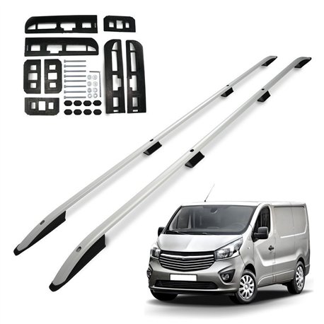 Relingi dachowe Nissan NV300 I J4 H1 L1 SWB 2016-2021 Aluminium plastik