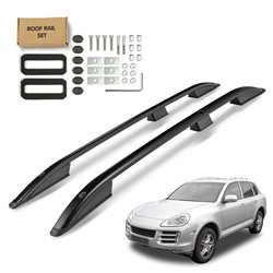 Roof rails for Porsche Cayenne I 9PA 955 2002-2010 SKYPORT Aluminum Plasti