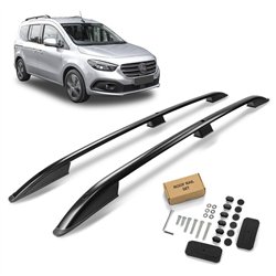 Roof rails for Mercedes EQT (W420) 2023- | SKYPORT Black Aluminum Plastic
