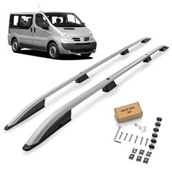 Roof rails for Nissan Primastar I F4/J4 H1 L1 SWB 2002-2015 SKYPORT Alumin