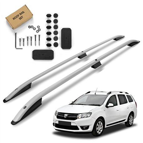 Roof rails for Dacia Logan MCV Station Wagon I KS 2007-2013 SKYPORT Alumin