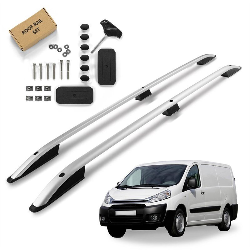 Relingi dachowe Citroen Jumpy II VF7 H1 L1 2007-2016 Aluminium p