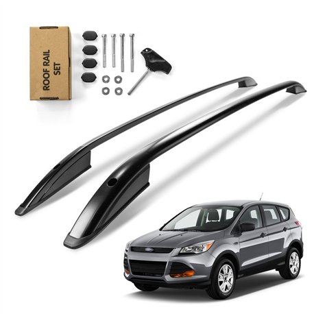 Roof rails for Ford Escape III C520 DM2 2012-2018 SKYPORT Aluminum Plastic