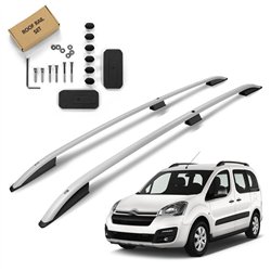 Roof rails for Citroen Berlingo II B9 2008-2018 SKYPORT Aluminum Plastic