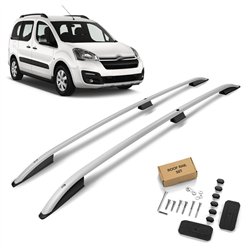 Roof rails for Citroen Berlingo II B9 2008-2018 SKYPORT Aluminum Plastic