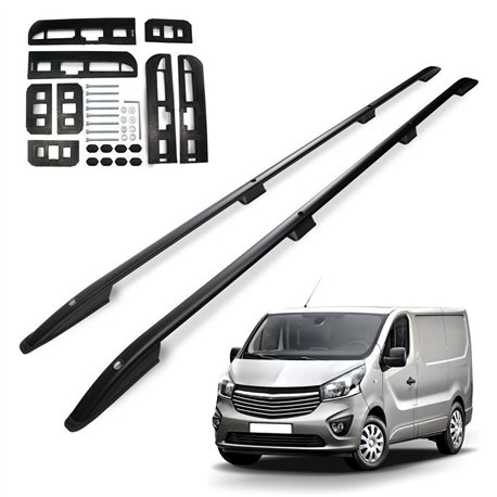 Relingi dachowe Nissan NV300 I J4 H1 L1 SWB 2016-2021 Aluminium plastik