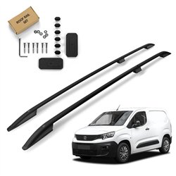 Relingi dachowe Peugeot Partner III K9 H1 L2 2018- Aluminium pla