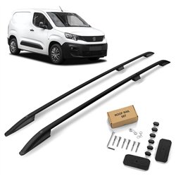 Relingi dachowe Peugeot Partner III K9 H1 L2 2018- Aluminium pla