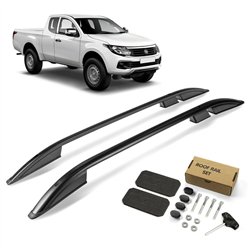 Roof rails for Fiat Fullback I 502 4D 2016-2020 SKYPORT Aluminum Plastic