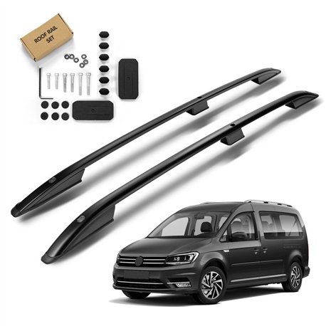 Roof rails for Volkswagen VW Caddy IV SA DU H1 L1 SWB 2015-2020 SKYPORT Al