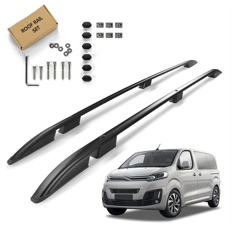 Roof rails for Citroen Spacetourer I V H1 L3 XL 2016- SKYPORT Aluminum Pla